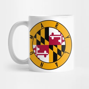 Maryland Flag Decal Mug